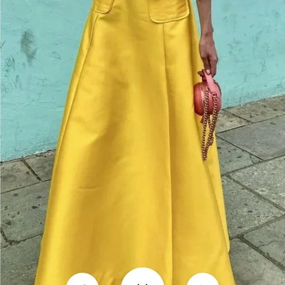 Uoozee Woman’s Yellow Shirtleeve Dress. Size XL. Machine wash.Iron with low heat - Picture 9 of 11